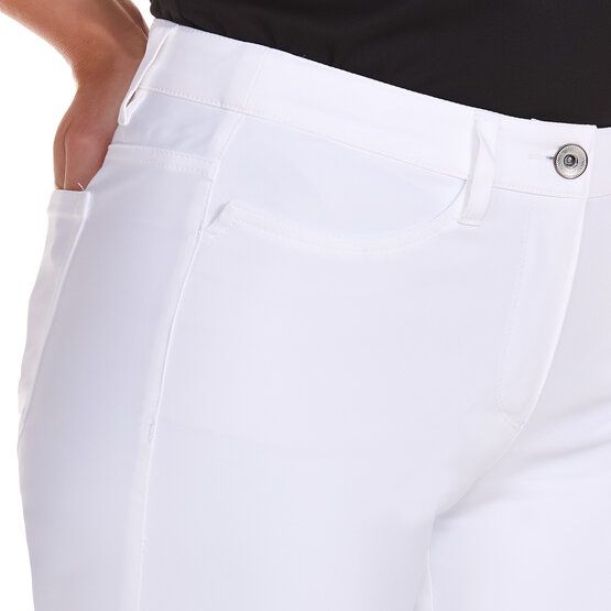 Valiente  ROSE nylon stretch Bermuda trousers white