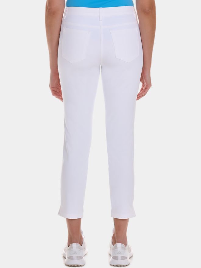 Valiente ROMY Nylon-Stretch 7/8 Hose weiß