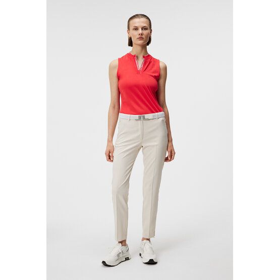 J.Lindeberg  Leya sleeveless polo red