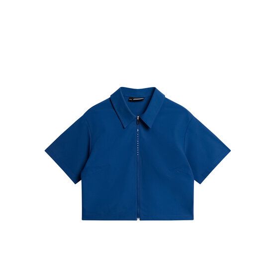 J.Lindeberg Cassandra Shirt Nylon Jacke blau