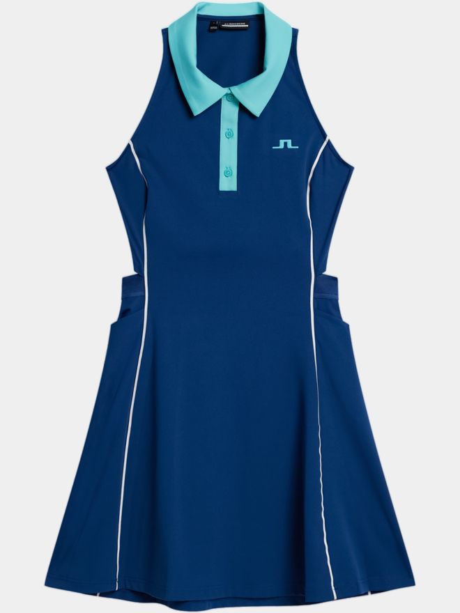 J.Lindeberg Nadia Dress ohne Arm Kleid blau
