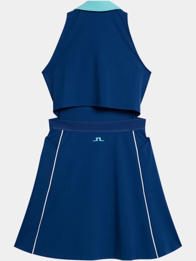 J.Lindeberg Nadia Dress ohne Arm Kleid blau
