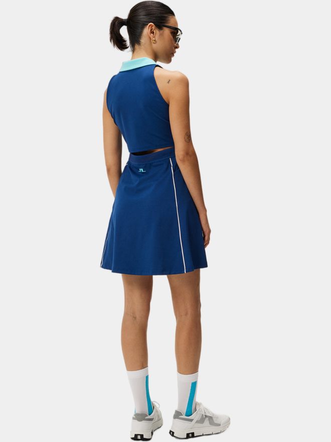 J.Lindeberg Nadia Dress ohne Arm Kleid blau
