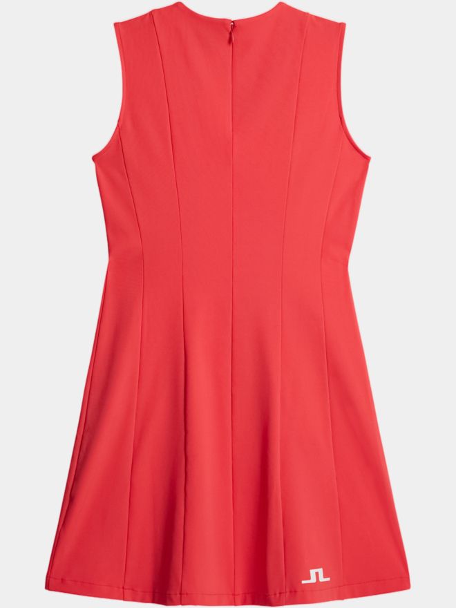 J.Lindeberg Jasmin Dress ohne Arm Kleid rot