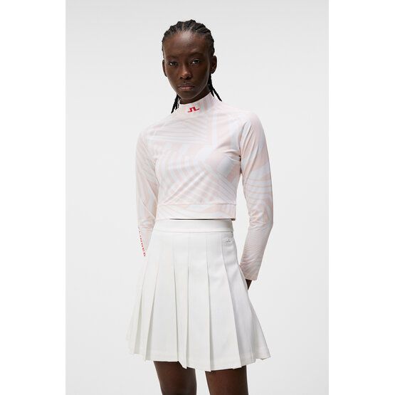 J.Lindeberg  Tea Long Sleeve Top Mock First Layer white