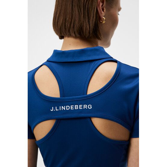 J.Lindeberg Tinsley Dress Halbarm Kleid blau