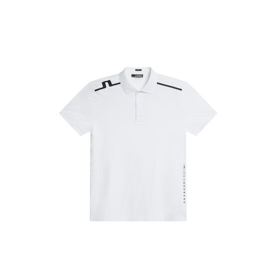 J.Lindeberg Lionel Regular Fit Halbarm Polo weiß