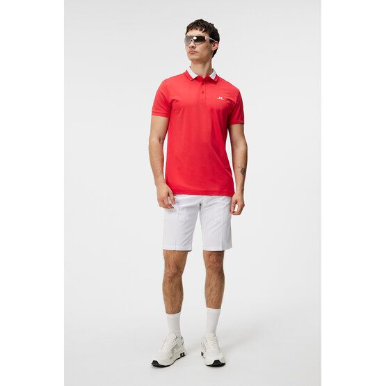 J.Lindeberg Benji Regular Fit Halbarm Polo rot