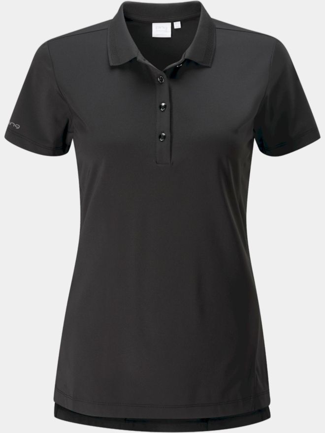 Ping Sedona Halbarm Polo schwarz