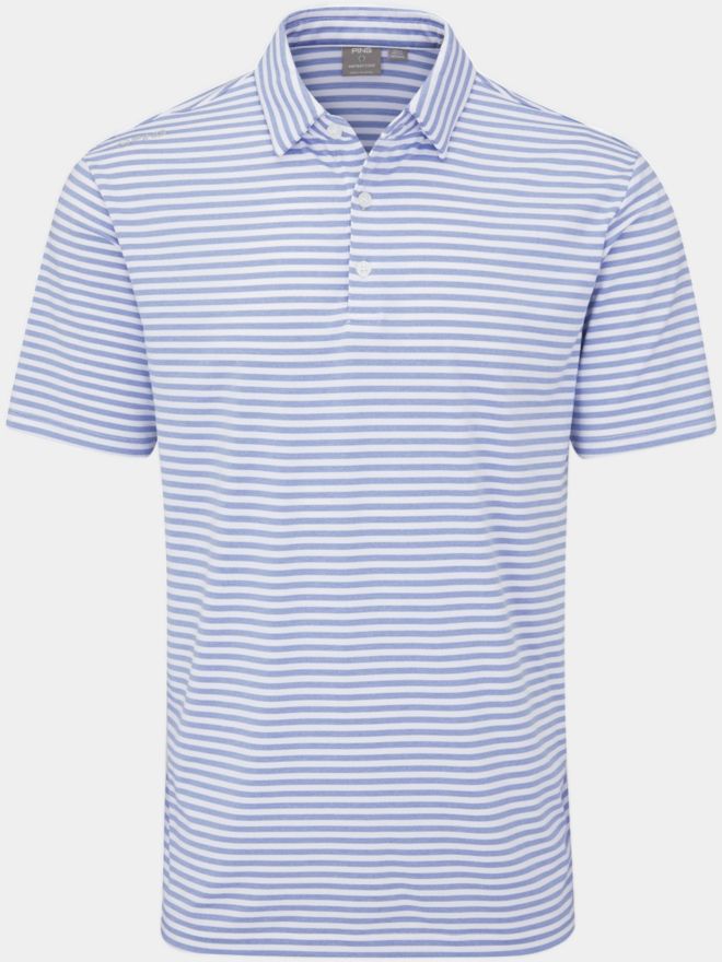 Ping Owain Halbarm Polo hellblau