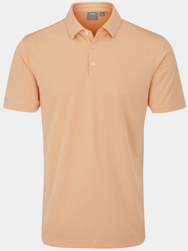 Ping Hyalcyon Halbarm Polo orange