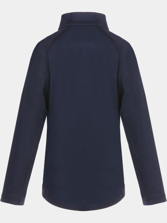Puma Girls 1/4 Zip Fleece Midlayer navy