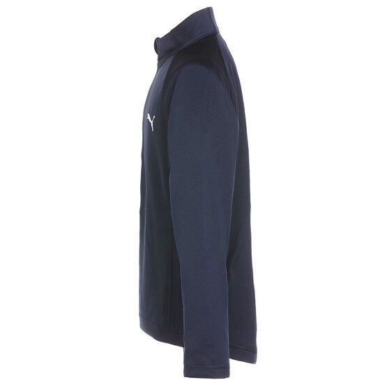 Puma  Girls 1/4 Zip Fleece Midlayer navy