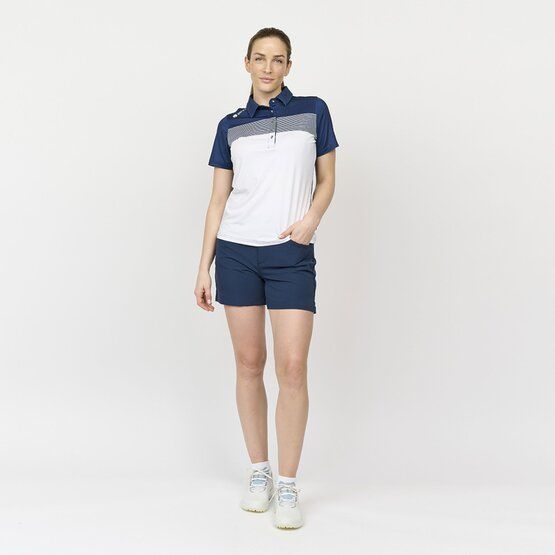 Backtee  Ladies Masters Half Sleeve Polo navy