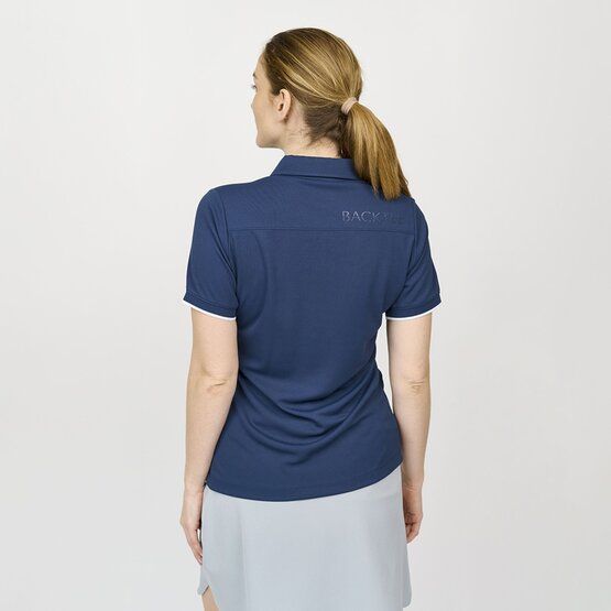 Backtee Ladies Classic Halbarm Polo navy