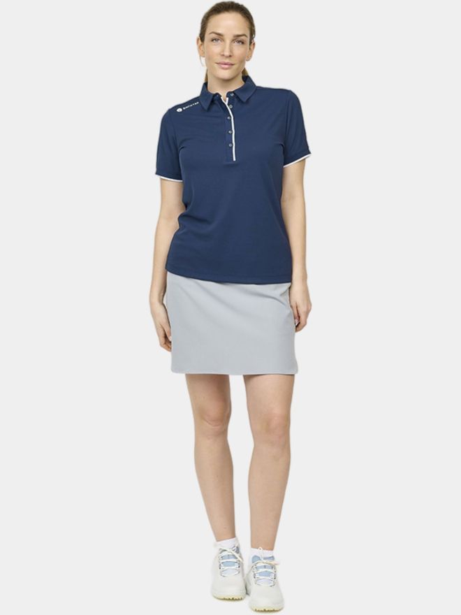 Backtee Ladies Classic Halbarm Polo navy