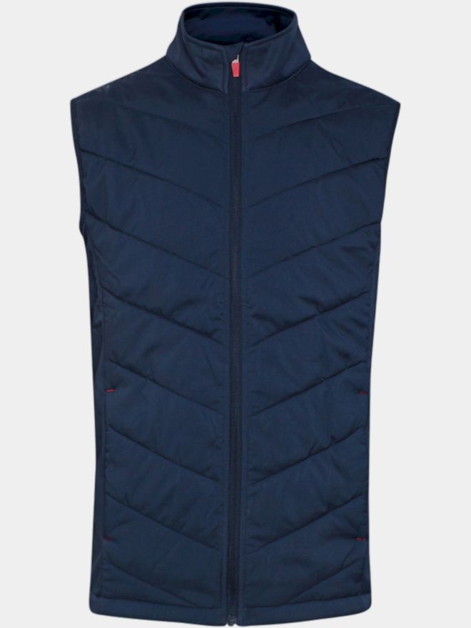 Backtee Mens Hybrid Gilet Stretch Weste navy