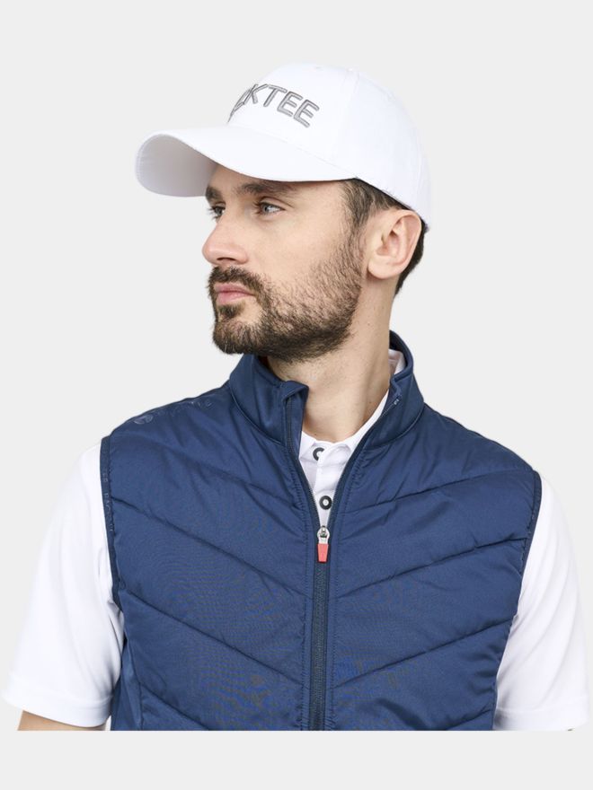 Backtee Mens Hybrid Gilet Stretch Weste navy