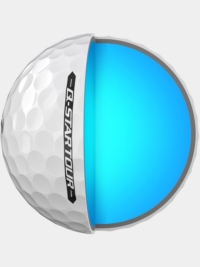 Srixon Q-Star Tour 5 Golfbälle weiß