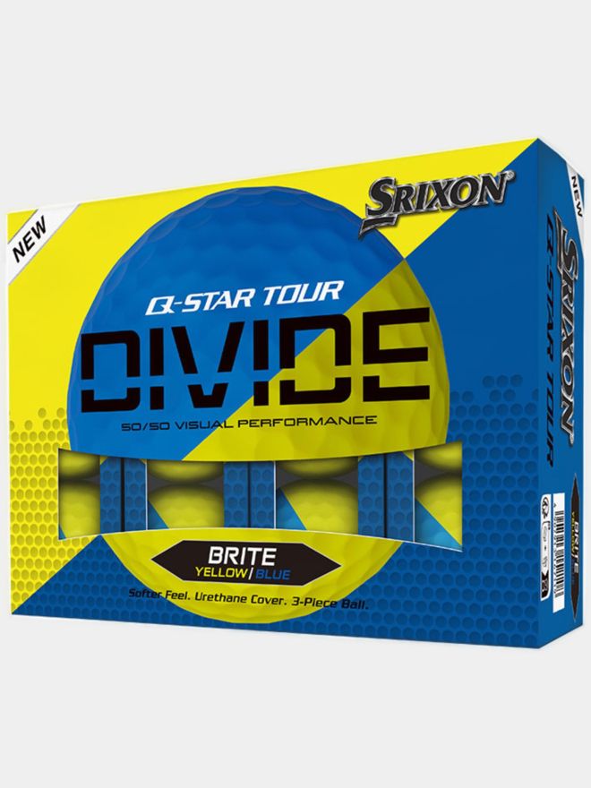 Srixon Q-Star Tour Divide 2 Golfbälle blau