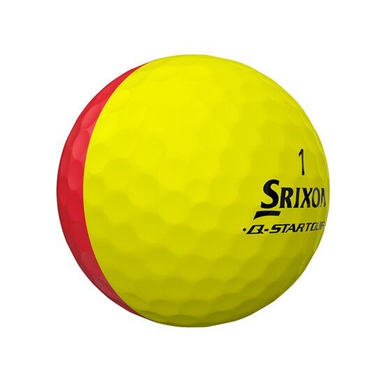 Srixon Q-Star Tour Divide 2 golfové míčky červená