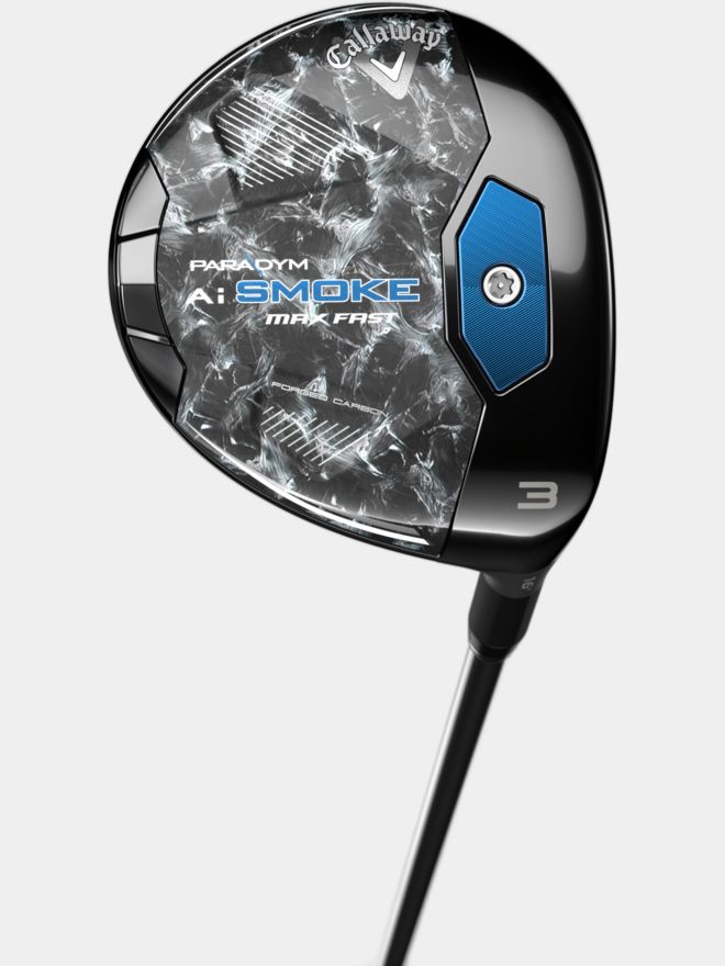 Callaway Paradym Ai Smoke Max Linkshand Fairwayholz Graphit, Regular