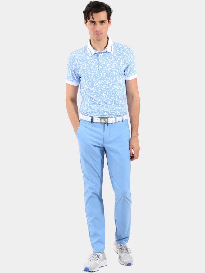 Chervo ABBONO Halbarm Polo hellblau