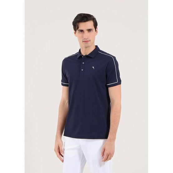 Chervo ADHOC Halbarm Polo navy