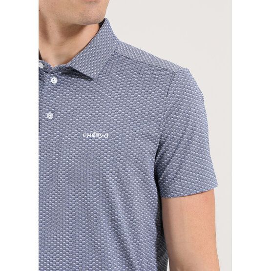 Chervo ALIKAN Halbarm Polo navy