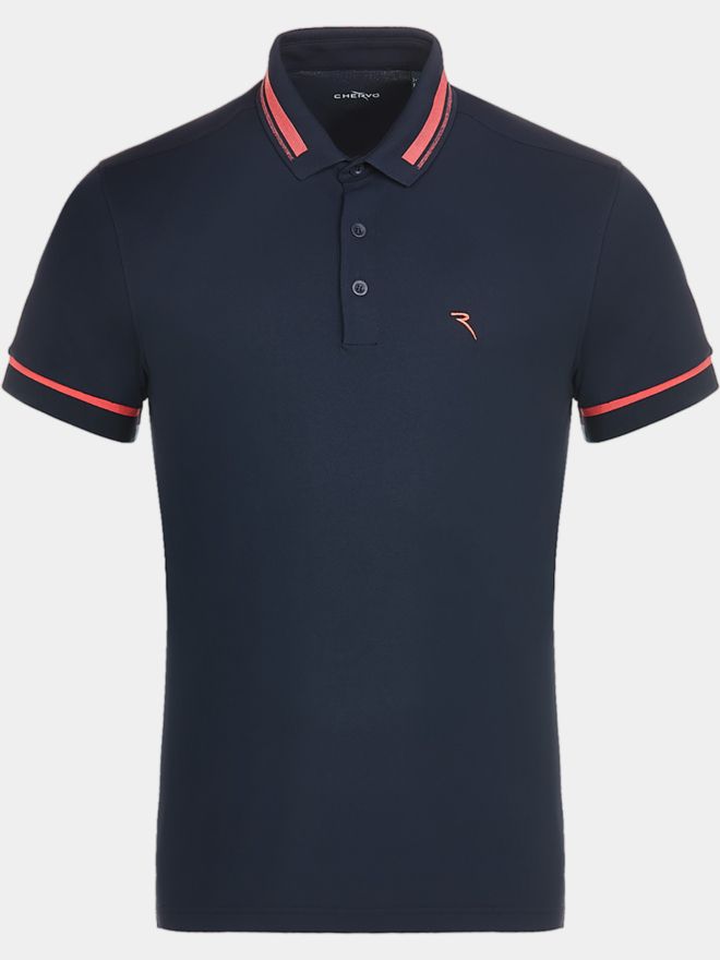Chervo ALLOWGH Halbarm Polo navy