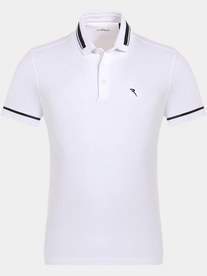 Chervo ALLOWGH Halbarm Polo weiß