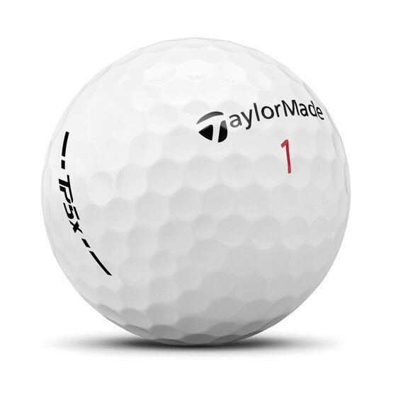 TaylorMade TP5x 24 golfové míčky bílá