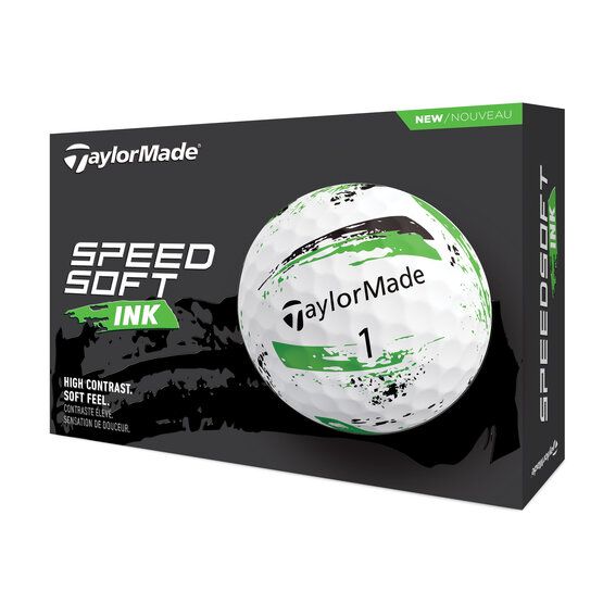 TaylorMade SpeedSoft golfové míčky zelená