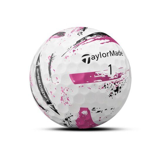 TaylorMade SpeedSoft Ink Golfball pink