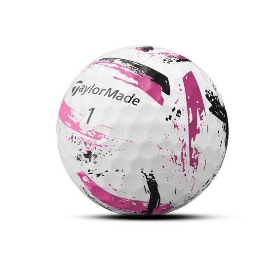 TaylorMade SpeedSoft Ink Golfball pink