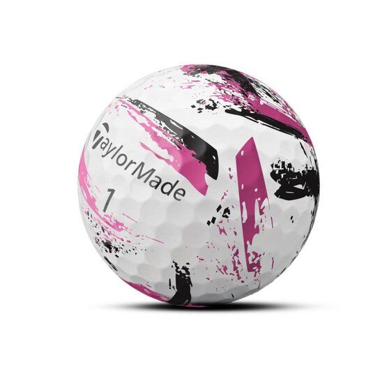 TaylorMade SpeedSoft Ink Golfball pink