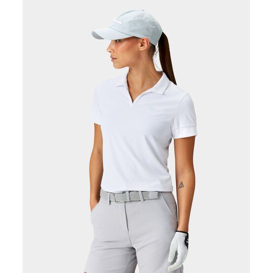 Macade Golf  Taylor Signature Shirt Half Sleeve Polo white