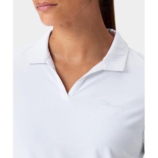 Macade Golf  Taylor Signature Shirt Half Sleeve Polo white