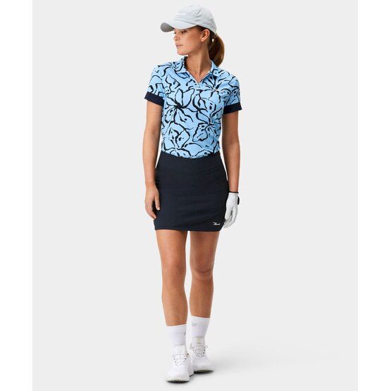 Macade Golf  Taylor Floral Signature Shirt Half Sleeve Polo light blue