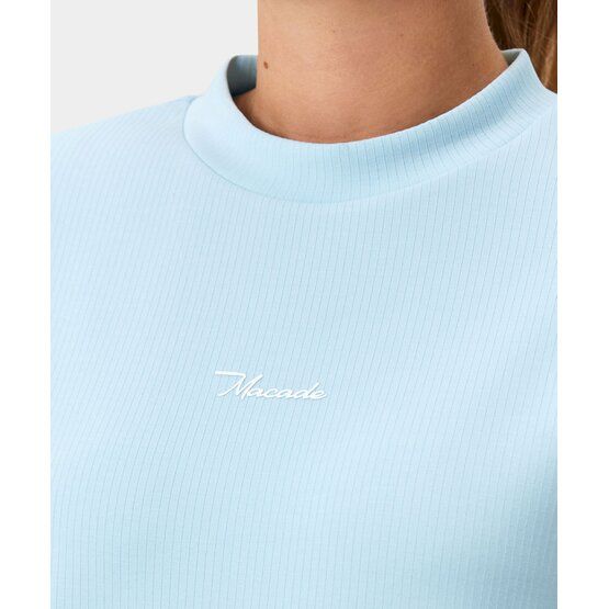 Macade Golf  Mikina Tech Range Crewneck Sweatshirt světle modrá