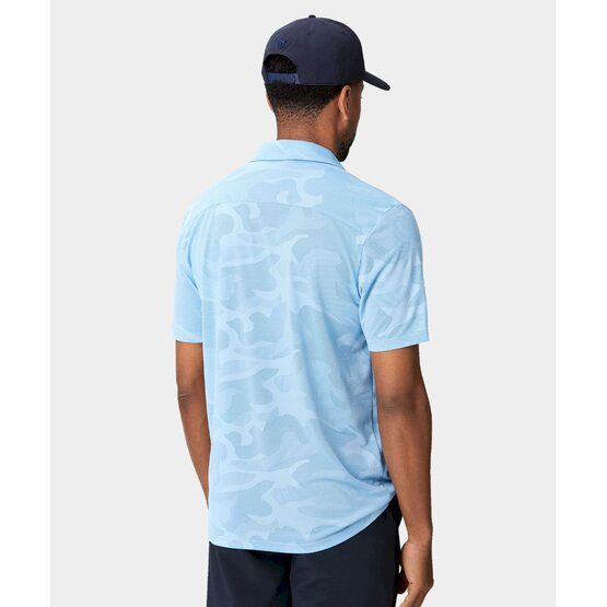 Macade Golf Mack Camp Shirt Halbarm Polo hellblau