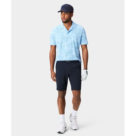 Macade Golf Mack Camp Shirt Halbarm Polo hellblau