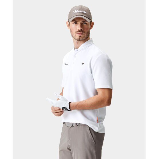 Macade Golf  Košile Heath Bomber Polo s krátkým rukávem bílá