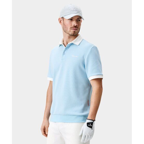 Macade Golf  Polokošile AR Tech Polo s krátkým rukávem světle modrá