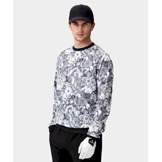 Macade Golf  Ash Tech Crewneck Stretch Midlayer fancy