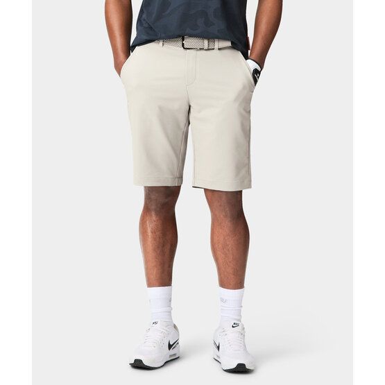 Macade Golf Four-Way Stretch Shorts Bermuda Hose hellgrau