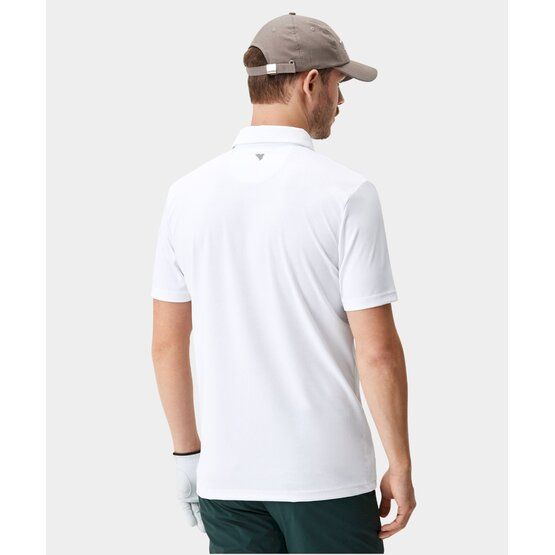 Macade Golf TX Tour Shirt Halbarm Polo weiß