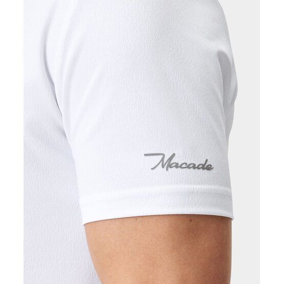 Macade Golf TX Tour Shirt Halbarm Polo weiß