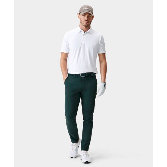 Macade Golf TX Tour Shirt Halbarm Polo weiß