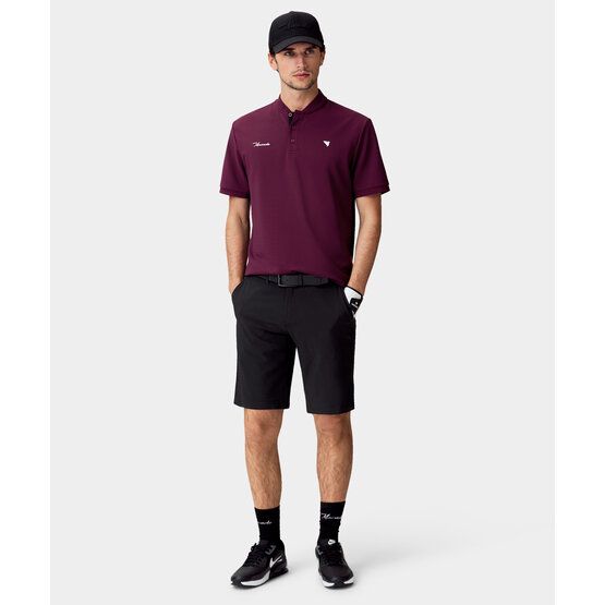 Macade Golf Four-Way Stretch Shorts Bermuda Hose schwarz